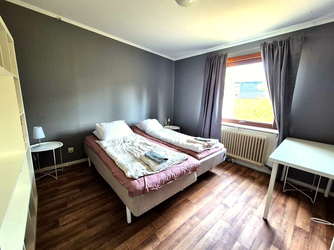 Furnished bedroom in corporate housing in Kiruna