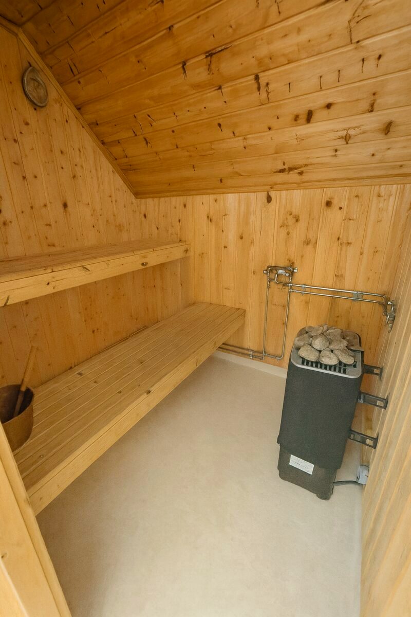 Private sauna in a furnished company house in Kiruna
